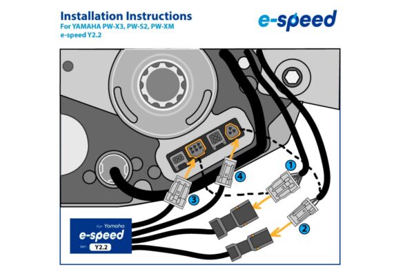 Deslimitador E-SPEED Y2.2 motor Yamaha PW-XM, PW-X3 y PW-S2 - Imagen 5